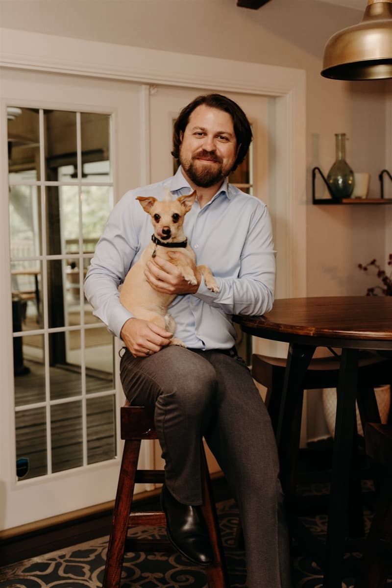 Micah Wagner at home in Austin